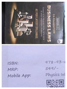 CA Foundation Module, PW  Books Edition Jan 2025