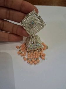 Vintage Rhinestone Earrings &amp; Brooch Set