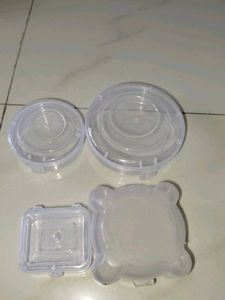 Combo Of 4 Storage Boxes New
