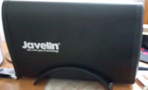 External desktop HDD 2 TB.