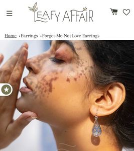 Real Flower Pressed Earrings