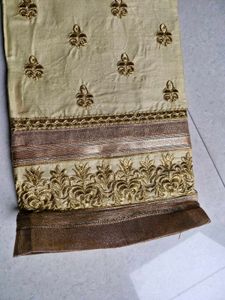 Elegant Embroidered Kurta Set Material