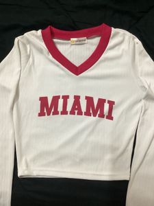 Trendy Miami Fitted Top For Women