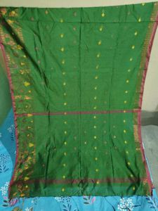 Green &amp; Pink Saree