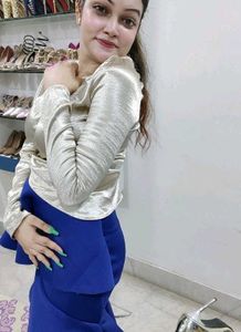 Satin Wrap Top