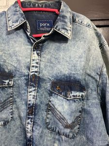 Parx Originals Blue Denim Design Shirt