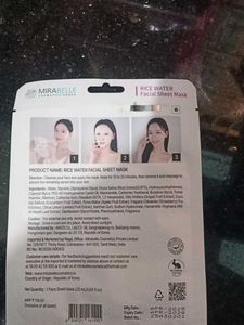 Mirabelle Rice Water Sheet Mask