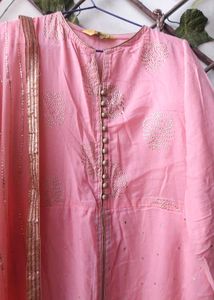 Ethnic Gown With Dupatta
