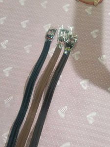 Slim Belt Black Brown Colour