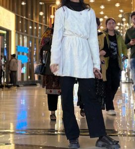 White woolen Top