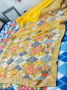 Gorgeous Yellow Embellished Lehenga