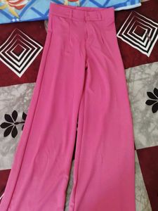 Pink Wide Leg Pants