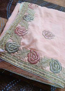 Baby Pink🩷Full Heavy Saree 😍😍 For Wedding