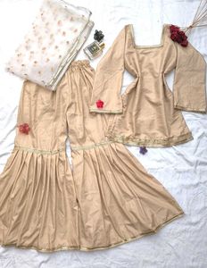 Festive Corset Kurta & Garara Set🫶🏻