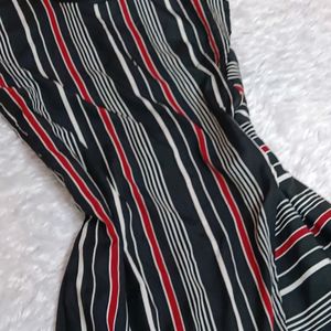 Striped Sleeveless Dress