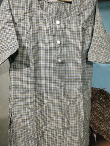 Vintage Style Plaid Midi Dress