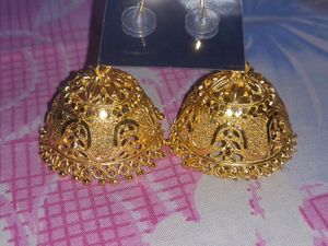 New Big Size Golden Jhumka