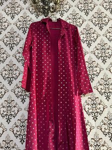 Royal Satin Gown Shrug