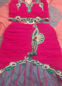 Pink Lehenga Choli Set