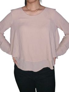 Elegant Beige Synthetic Top for Women