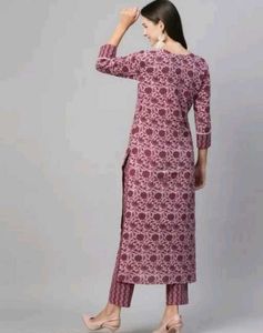 Floral Print Kurta Set