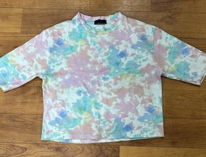 Cute Multicolored Crop Top