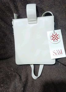 Crossbody Bag With Metal Accent Logo