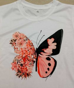 🦋 butterfly Print White Tee 🦋