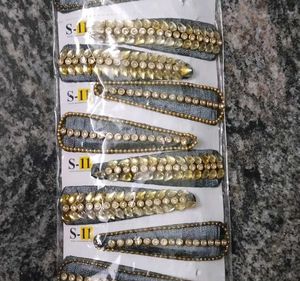 Tic Tac Silk Thread Hair Clips