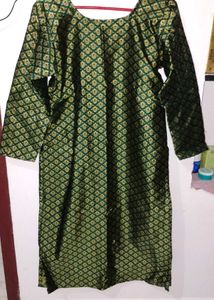 Stylish Green Kurti Set