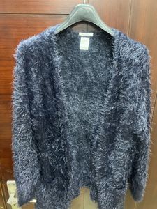 Zara Shaggy Knit Cardigan