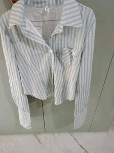 Striped Button-Down Shirt