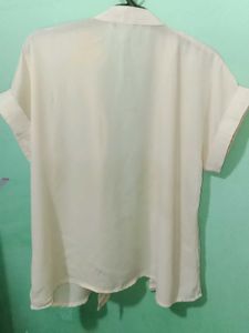 Elegant  Transparent Button-Down Shirt