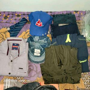 8 Item Declutter sale branded jeans shirts caps