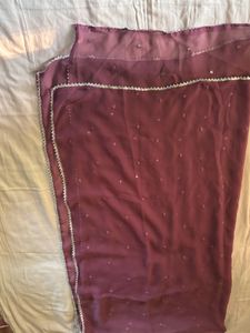 GEORGETTE LAVENDER ANARKALI WITH DUPATTA