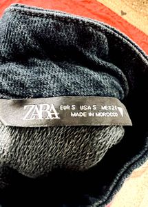 Zara Denim Lycra maxi dress