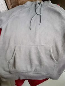 H&amp;M teddy hoodie 🤍