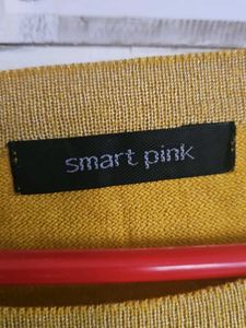 Mustard Knit Pullover Sweater