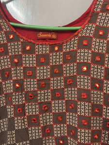 Mirror Work Kurta