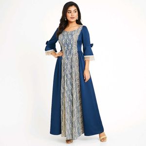 Elegant Blue Ethnic Gown