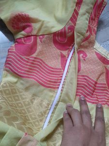 Party Wear Maternity Feeding Kurti Umbrella Cut