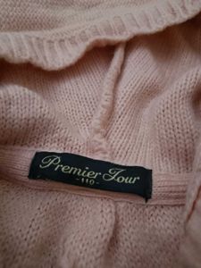 Cute Pink Knitted Hoodie