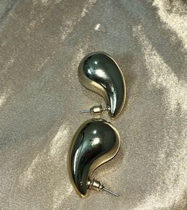 Teardrop Gold Earrings