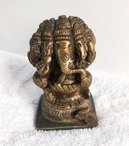 Antique Panchmukhi Ganesha Idol