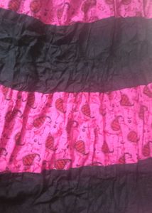 Double Shade Mein Cotton Skirt