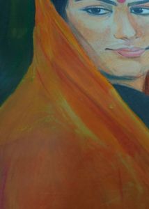 Seeta Mata Pencil Colour Sketch