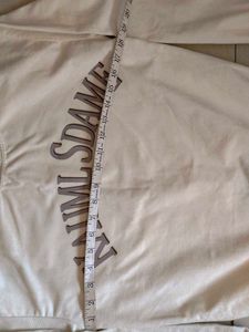 Cream Sweatshirt With Backprint