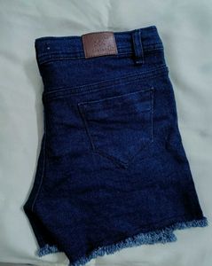 Blue Denim Shorts