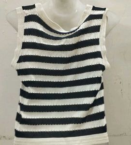 Striped Knit Tank Top