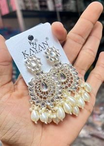 Monalisa Stone White Pearl Earrings | Women